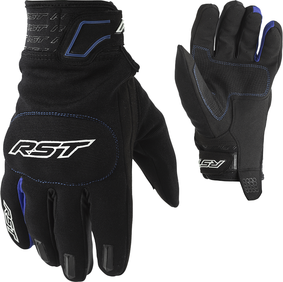RST Rider Ce Glove Black/Blue Lg 556-2100110