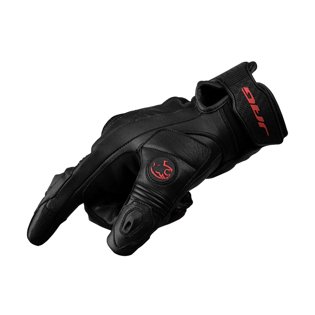 Gladiator Motorcycle Gloves | Genuine Leather | Reinforced Knuckle Protection